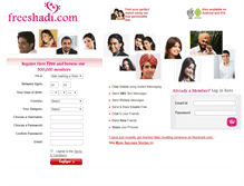 Tablet Screenshot of freeshaadi.com